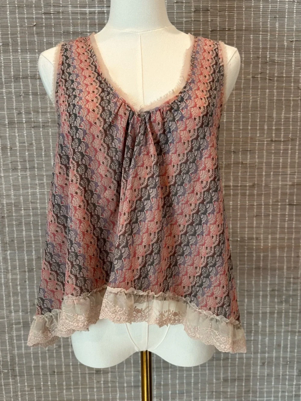 Free People Lace Boho Top